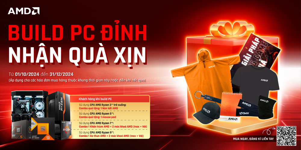 CTKM BUILD PC ĐỈNH - NHẬN QUÀ XỊN