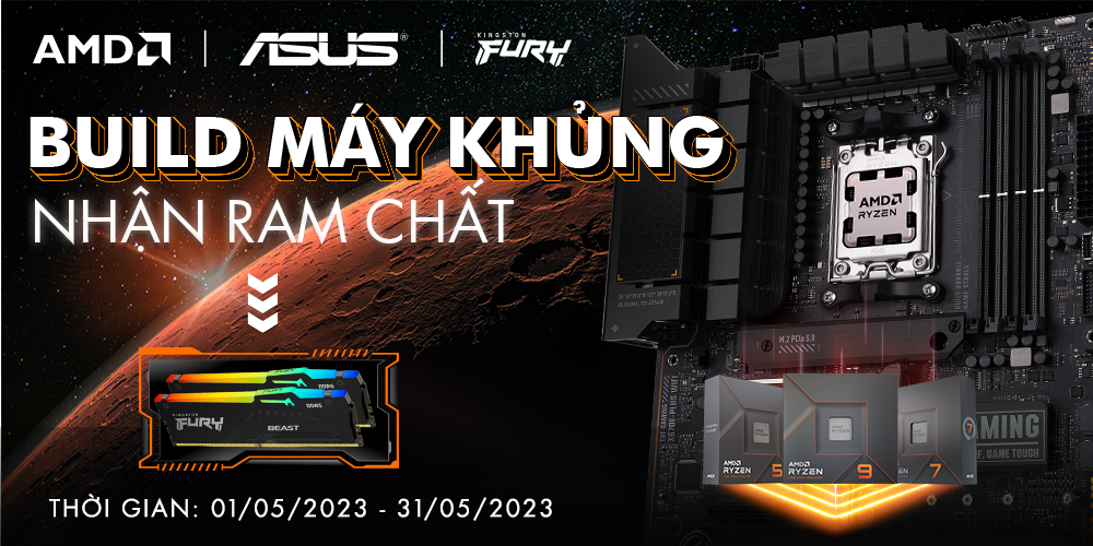 CTKM Build Máy Khủng, Nhận RAM Chất