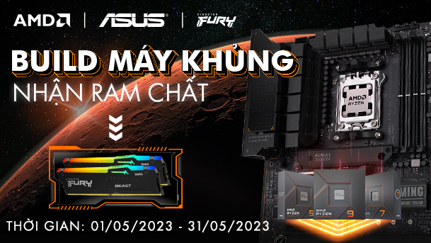 CTKM Build Máy Khủng, Nhận RAM Chất