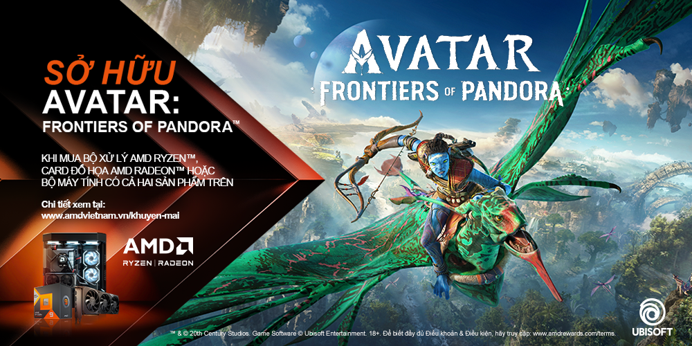 CTKM TẶNG GAME AVATAR: FRONTIERS OF PANDORA™